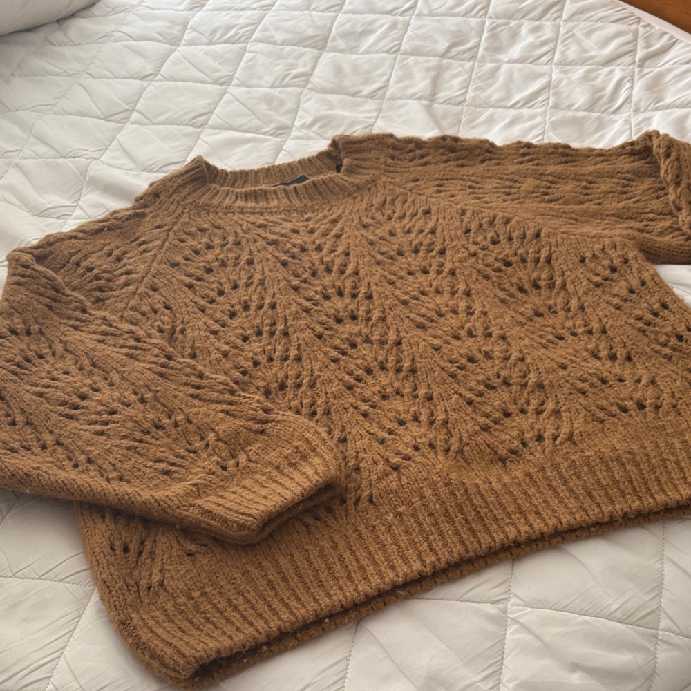 The Kooples Tan Knit Sweater